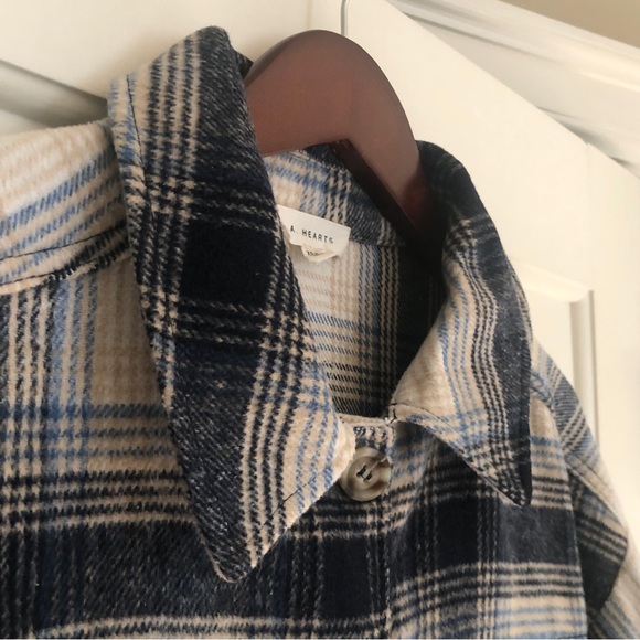 L.A. Hearts Boyfriend Shirt Flannel Shacket (Size XS/S) Pac Sun Worn once - Picture 5 of 12